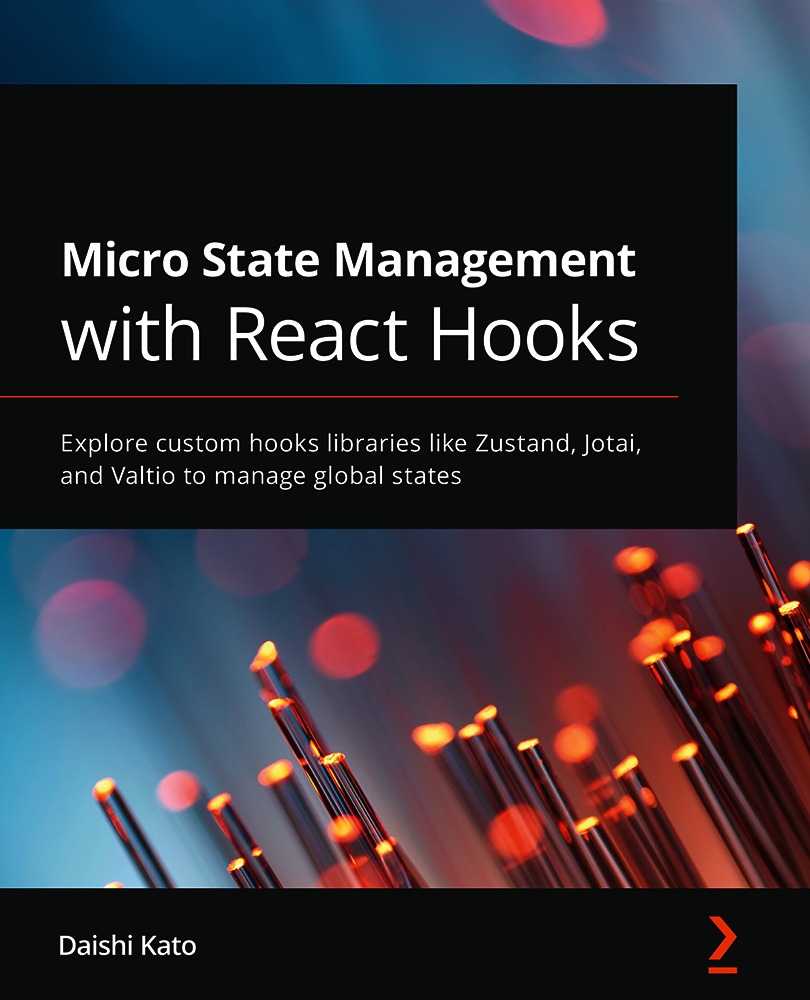 Micro State Management with React Hooks:Explore custom hooks libraries like Zustand, Jotai, and Valtio to manage global states